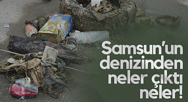 Samsun'un Denizinden Çıkan Atıklar Şaşırttı!