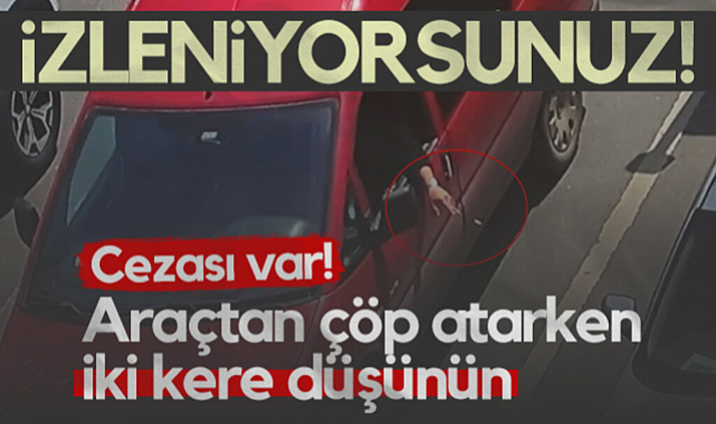 Samsunlular Dikkat İzleniyorsunuz! Araçtan Çöp Atarken İki Kere Düşünün! Cezası Var... 