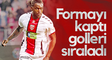 Samsunspor'da Dimata Fırtınası! Formayı Kaptı Golleri Sıraladı...