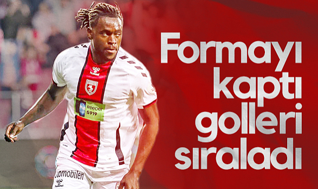 Samsunspor'da Dimata Fırtınası! Formayı Kaptı Golleri Sıraladı...