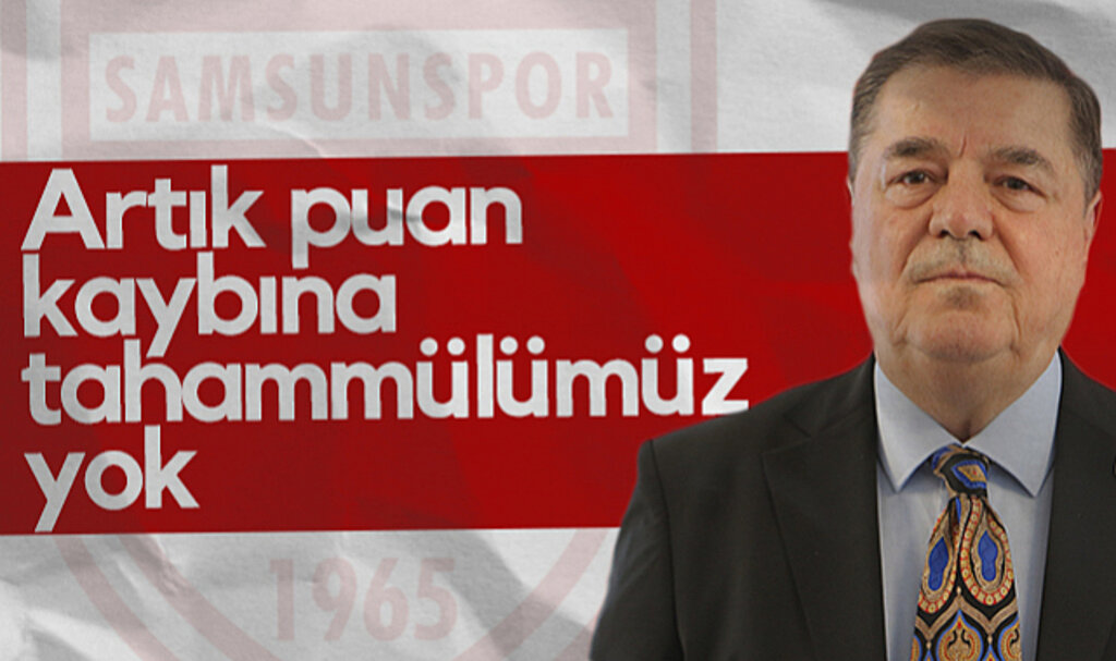 Samsunspor'da Veysel Bilen'den Avrupa Vurgusu: Artık Puan Kaybına Tahammülümüz Yok