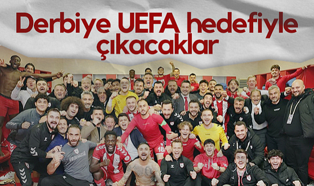 Samsunspor Derbiye UEFA Hedefiyle Çıkıyor