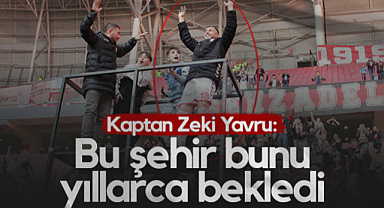 Samsunspor Kaptanı Zeki Yavru: Bu Şehir Bunu Yıllarca Bekledi