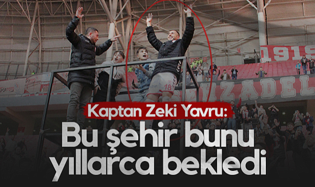 Samsunspor Kaptanı Zeki Yavru: Bu Şehir Bunu Yıllarca Bekledi