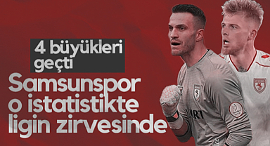 Samsunspor O İstatistikte Süper Lig'in Zirvesinde! 4 Büyükleri Geçti...