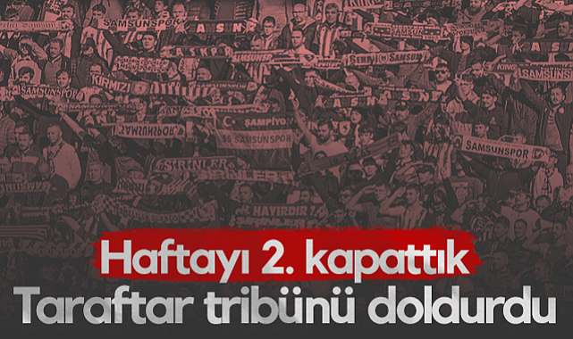Samsunspor Tarafarı Sivasspor Maçında Tribünü Doldurdu! Hafta İkinci Sırada Tamamlandı