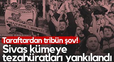 Samsunspor Taraftarından Tribün Şov! Sivas Kümeye Tezahüratları Yankılandı