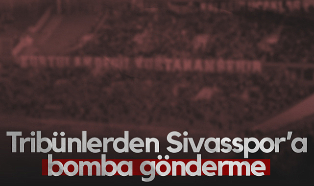 Samsunspor Tribünlerinden Sivasspor'a Bomba Gönderme