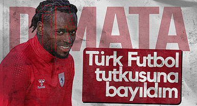 Samsunspor'un Belçikalı Forvet Dimata'dan Süper Lig Yorumu: Türk Futbol Tutkusuna Bayıldım