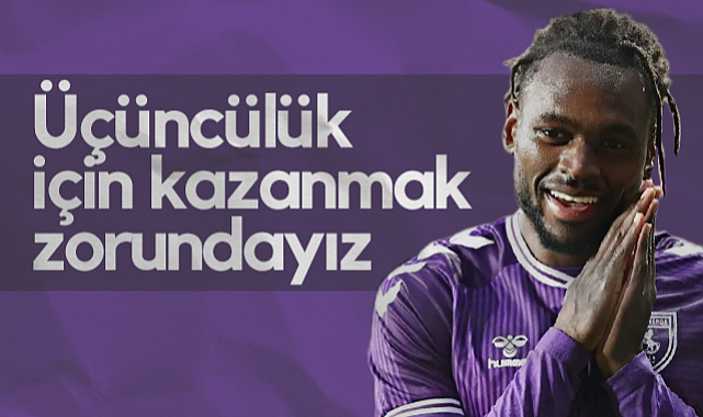 Samsunspor'un Forveti Dimata'dan Trabzonspor Maçı Öncesi Üçüncülük Mesajı 