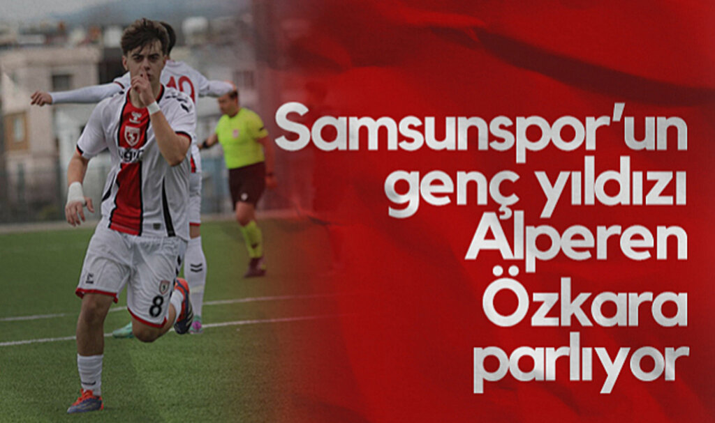 Samsunspor'un Genç Yıldızı Alperen Özkara Parlıyor