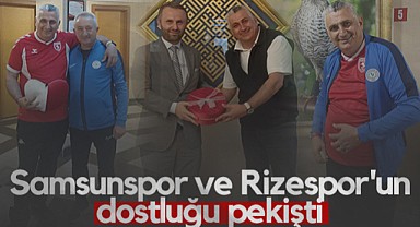 Samsunspor ve Rizespor'un Dostluğu Pekişti