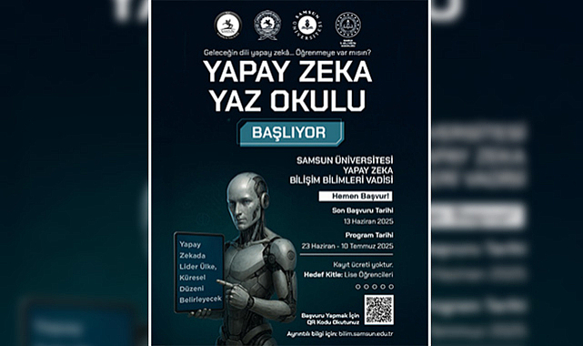 SAMÜ'de Yapay Zeka Yaz Okulu Başlıyor
