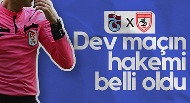 Trabzonspor-Samsunspor Derbisinin Hakemi Belli Oldu!