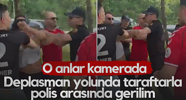 Trabzonspor-Samsunspor Maçı Öncesi Gerginlik! Taraftarla Polis Arasında Arbede Yaşandı