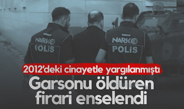 2012'deki Cinayetle Yargılanmıştı! Samsun'da Garsonu Öldüren Firari Enselendi...