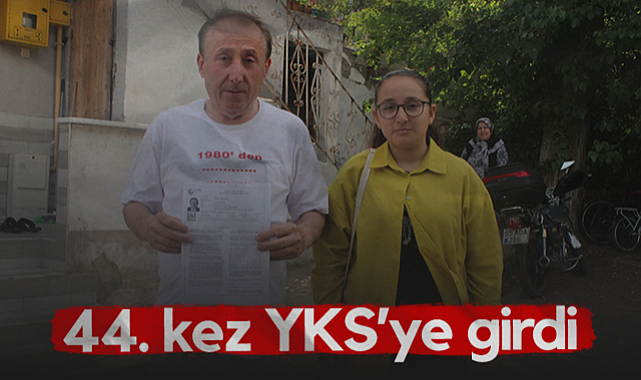 62 Yaşındaki Bafralı Emekli Öğretmen 44. Kez YKS'ye Girdi