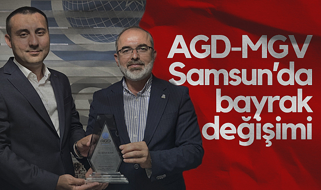 AGD-MGV Samsun Şubesi'nde Bayrak Değişimi