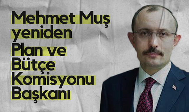 AK Parti Samsun Milletvekili Mehmet Muş Yeniden Plan ve Bütçe Komisyonu Başkanı
