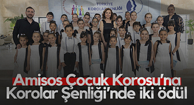 Amisos Çocuk Korosu’na Türkiye Korolar Şenliği’nde İki Ödül