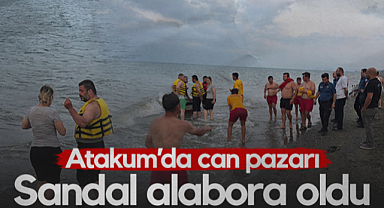 Atakum'da Can Pazarı! Sandal Alabora Oldu...