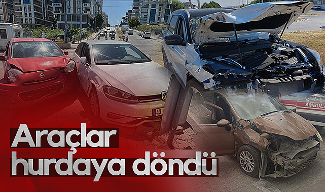 Atakum ve Çarşamba’da 3 Ayrı Kaza: Araçlar Hurdaya Döndü