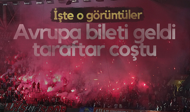 Avrupa Bileti Geldi Samsunspor Taraftarı Coştu! İşte 19 Mayıs Stadyumu'ndaki Kutlamadan Görüntüler...