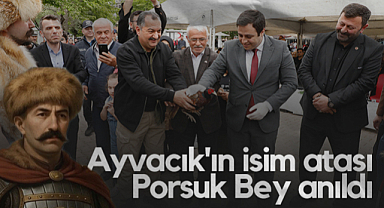 Ayvacık'ın İsim Atası Porsuk Bey Anıldı, 35. Yıl Coşkuyla Kutlandı