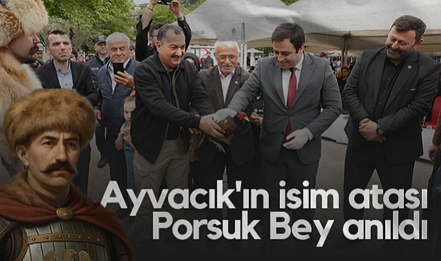 Ayvacık'ın İsim Atası Porsuk Bey Anıldı, 35. Yıl Coşkuyla Kutlandı