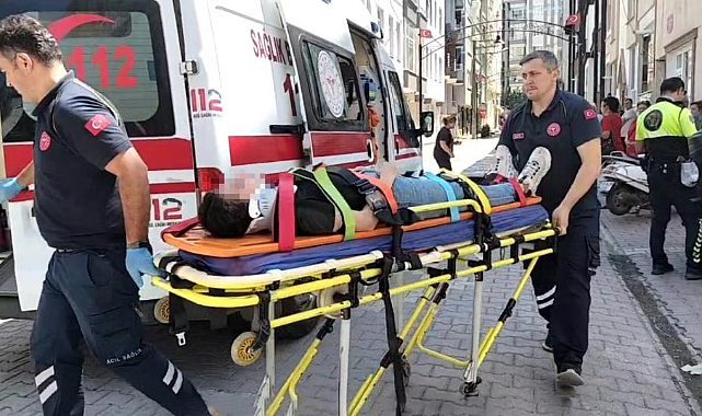 Bafra'da Motosiklet Kazası: 2 Genç Yaralandı!