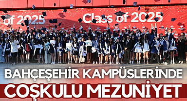 Bahçeşehir Kampüslerinde Coşkulu Mezuniyet