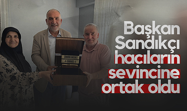 Canik Belediye Başkanı İbrahim Sandıkçı, Hacıların Sevincine Ortak Oldu