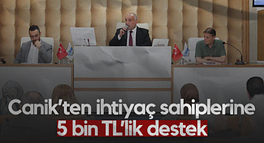 Canik Belediyesi'nden İhtiyaç Sahibi Ailelere 5 Bin TL’lik Destek