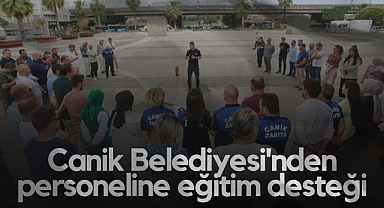 Canik Belediyesi'nden Personeline Eğitim Desteği