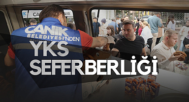 Canik Belediyesi’nden YKS Günü Seferberliği