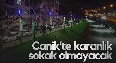 Canik'te Karanlık Sokak Olmayacak