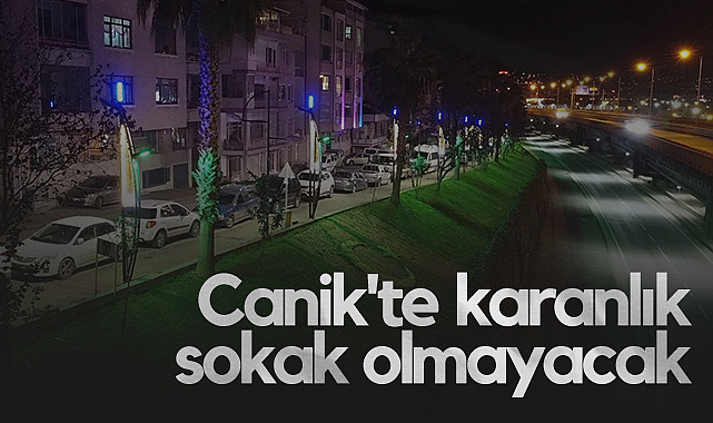 Canik'te Karanlık Sokak Olmayacak