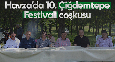 Havza’da 10. Çiğdemtepe Festivali Coşkusu