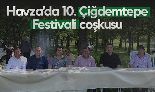Havza’da 10. Çiğdemtepe Festivali Coşkusu