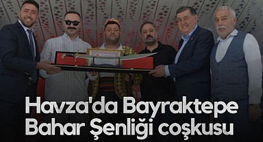 Havza'da Bayraktepe Bahar Şenliği Coşkusu