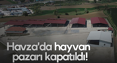 Havza'da Hayvan Pazarı Kapatıldı!