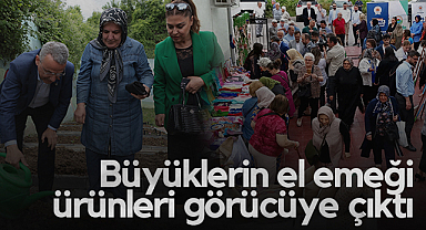 İlkadım'da Büyüklerin El Emeği Ürünleri Görücüye Çıktı
