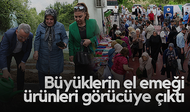 İlkadım'da Büyüklerin El Emeği Ürünleri Görücüye Çıktı