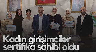 İlkadım'da Kadın Girişimcilere Sertifika Desteği