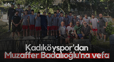 Kadıköyspor'dan Muzaffer Badalıoğlu'na Vefa
