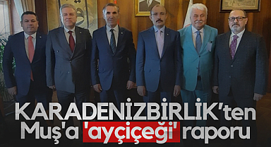 KARADENİZBİRLİK’ten AK Parti Samsun Milletvekili Mehmet Muş'a Ayçiçeği Raporu