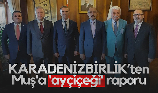 KARADENİZBİRLİK’ten AK Parti Samsun Milletvekili Mehmet Muş'a Ayçiçeği Raporu
