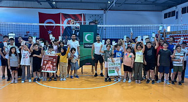 Kavak’ta Madde Bağımlılığına Sporla Dikkat Çekildi: 80 Sporcu Voleybol Turnuvasında Buluştu