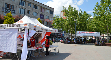 Kızılay'dan Havza'da Vekaletle Kurban Standı