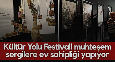 Kültür Yolu Festivali Muhteşem Sergilere Ev Sahipliği Yapıyor